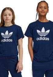 Adidas gyerek pamut póló sötétkék, nyomott mintás, IY7417 - sötétkék 128