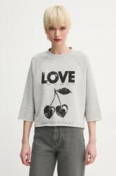 Zadig&Voltaire felső szürke, női, nyomott mintás, JWSS01618 - szürke L