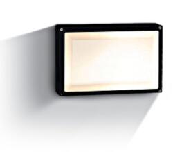 Schrack Laza Wall luminaire eckig 2x20W, E27, 100-240V, IP54, negru (LID15601)