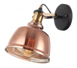 GTV Corp de iluminat aplicat perete - Wall luminaire MUSCARI II, 3619, AC220-240V, 50/60Hz, 1*E27, IP20, single, amber (OS-MUSC-II-43-DEC)