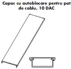 Elvan Capac pat metalic 400mm (10DAC-400/N/PG)