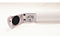 Schrack Verra LED 15W, 3000K, 1400lm, Opal, PC, IP44 with schuko socket (LIN8006499)