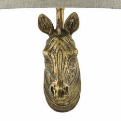 där lighting group Aplica Abby Zebra Wall Light Gold with Natural Linen Shade (ABB0735 DAR LIGHTING)