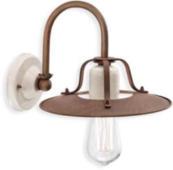 Ferroluce Applique Anticata / Wall Lamp Retro Grunge Finish 18 - Craquelé C1430 (8056772560817)