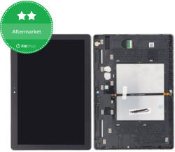 Lenovo Tab M10 TB-X605F, TB-X605N, TB-X605M - LCD Kijelző + Érintőüveg + Keret (Black) TFT, Black