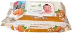  Pufy Fresh nedves törlőkendő 120db/csg (12csg/karton) almond milk (8699444267920)