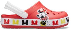 Crocs Saboți Crocs Fun Lab Disney Minnie Mouse Band Clog Rosu - Flame 33-34 EU - J2 US