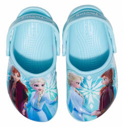 Crocs Saboti Crocs Fun Lab Toddler Disney Frozen 2 Clog Albastru deschis - Ice Blue 19-20 EU - C4 US