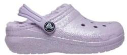 Crocs Saboti Crocs Classic Glitter Lined Clog Kids Mov - Lavender 20-21 EU - C5 US