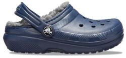 Crocs Saboti Crocs New Classic Lined Clog Kids Albastru - Navy/Charcoal 32-33 EU - J1 US
