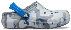 Crocs Saboti Crocs Classic Lined Camo Clog Kids Gri - Camo/Light Grey 23-24 EU - C7 US