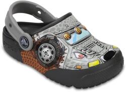 Crocs Saboti Crocs Fun Lab Lights Clog Gri - Monster Truck/Graphite 19-20 EU - C4 US