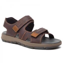 Clarks Sandale Clarks Brixby Shore Maro - Dark Brown 44