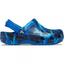 Crocs Saboți Crocs Classic Printed Clog Kids Albastru - Bright Cobalt 19-20 EU - C4 US