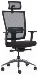 Mercury WINDY ergonomikus irodai szék, fekete, magas testalkatúaknak