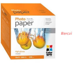 COLORWAY Fotópapír, magasfényű (high glossy), 230 g/m2, 10x15, 500 lap (PG2305004R) - berczitech