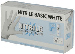 Kerbl Kesztyű Eh Nitrile Púdermentes 240 Mm M 100 Db fehér (KR153036)