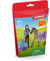 Schleich Schleich: Horse Club - Set de înfrumusețare cu Kimi (42753) (SLH42753) Figurina