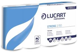 Lucart Strong 2.150 háztartási toalettpapír, 2 rétegű, 150 lapos, 8x8 tekercs/zsák