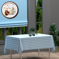 Ralex Fata de masa antimurdarire 100% Bumbac Diametru 160 cm, Carouri Albastru