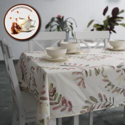 Ralex Fata de masa antimurdarire 100% Bumbac Diametru 160 cm, Frunzulite Mov Verde Fata de masa
