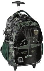 PASO terepszínű gurulós iskolatáska - Repülőgépek (PP25MP-997)