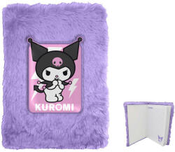 Kids Licensing Hello Kitty Kuromi plüss A5 notesz, jegyzetfüzet EWA00008KU (EWA00008KU)