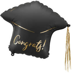 Partydeco Ballagási fólia lufi 24" 60cm Diploma kalap (LUFI264767)