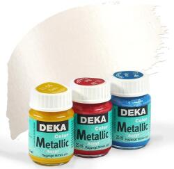 Deka Color Metallic metál akrilfesték 25 ml - 92 fehér