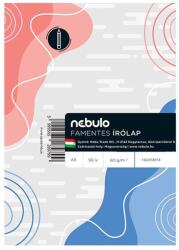 Nebulo Írólap A5, 10-50 félfamentes, 50 lap, Nebulo (P-IFM-20/50-FÓLIA) - irodaitermekek