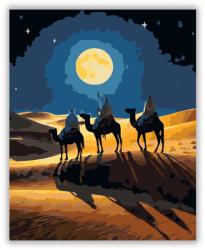  A Három Bölcs a Sivatagban - számfestő készlet