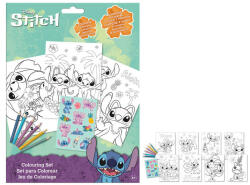 Kids Licensing Disney Lilo és Stitch, A csillagkutya színező szett matricával (EWA00105ST)