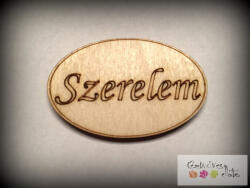  Szerelem feliratú kis táblácska