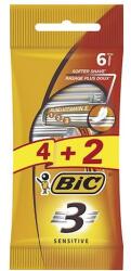 BIC Borotva BIC 3 Sensitive férfi 3 pengés 4+2 darab/bliszter (872903) - fotoland