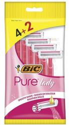 BIC Borotva BIC Pure3 pink női eldobható 3 pengés 4+2 darab/bliszter - fotoland