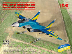 ICM MiG-29 of Ukrainian Air Forces with JDAM-ER bombs 1: 72 (72144)