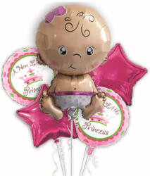 Balloons4party Set 5 baloane folie bebelus fata little princess - articole-petreceri - 29,99 RON
