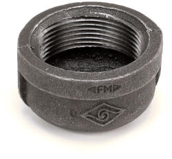  Cap; Pipe; 1 1/2 In; Black