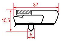 Fagor TÖMÍTÉS AGB-400 600x1697 mm SZÜRKE