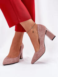 Step in style Pantofi dcu toc gros Step in style, Model 212334, Roz