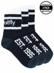 Meatfly чорапи Long Triple Pack Black | Черна | Размер Meatfly | Cheren | МЪЖЕ | 35-38