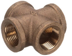  Kit Cross, 4 Way, 3/4 In, Br