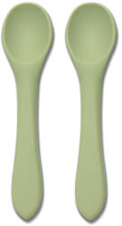 Lorelli Силиконови лъжички Lorelli - Natural, 2 броя, Fresh Green (10230690004) - kindermarket