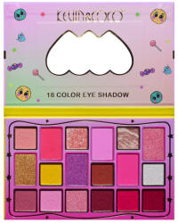 Flippy Palete de Machiaj, KEVIN COCO, Candy Star. Fard de Pleoape, 18 culori, 19.3 x 12 x 1.4 cm (teo-126680)