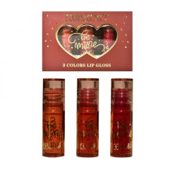 Flippy Set Rujuri de Buze Lucioase, KEVIN COCO, Be Mine 3 Culori, Lip-Gloss, 11 x 7.3 x 2.7cm, Roz-Rosu, Varianta B (teo-127734)