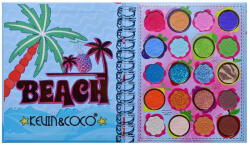 Flippy Palete de Machiaj, KEVIN COCO, Colour Fruit Party, Fard de Pleoape, 20 culori, 15.3 x 17.4 x 1.2 cm (teo-126682)