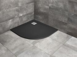 Radaway Cadita dus semirotunda compozit Radaway Kyntos A 90x90 cm, negru (HKA9090-54/HKA-01)