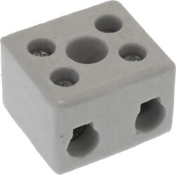  Csatlakozó Blokk 2 Pólusú Porcelánból