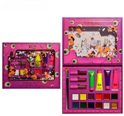 Flippy Set Produse de Pictat Fata, KEVIN COCO, Halloween, 12 culori, 3 Rujuri, 4 Tuburi Vopsea, 25.5 x 20.5 x 2.6 cm, Multicolor (teo-127744)