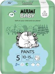 Delipap Scutece finlandeze eco, tip chilotel, Muumi Baby 5, 10 - 15 kg, 38 buc
